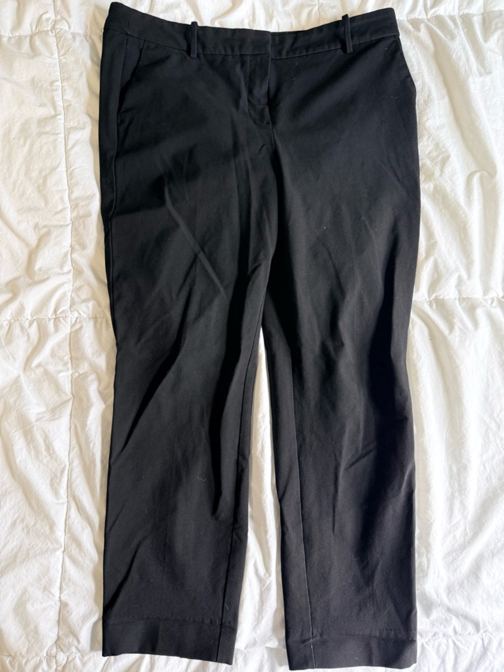 J. Crew Black Ruby Crop Pants